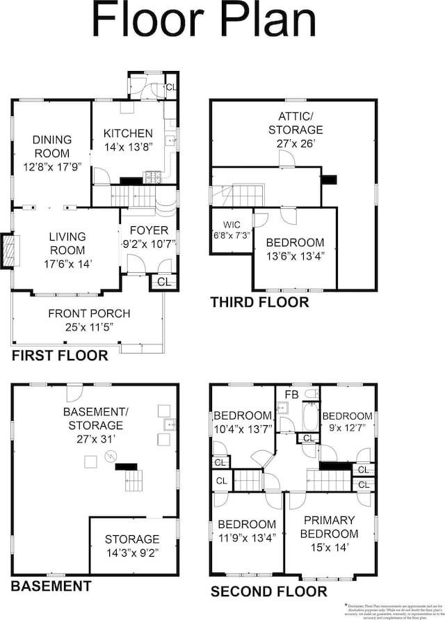 68 Osborne St, Glen Ridge, NJ 07028 - view of home floor plan