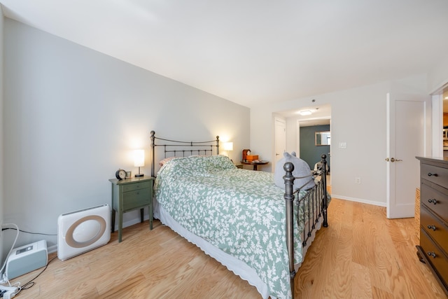 700 1st St Unit 11M, Hoboken, NJ 07030 - bedroom featuring light wood finished floors and baseboards