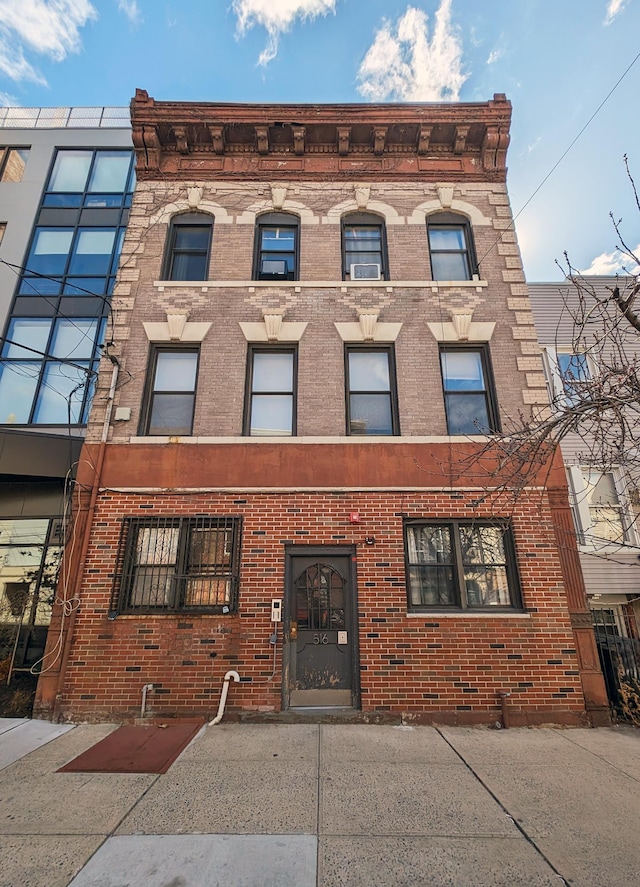 multi unit property with brick siding