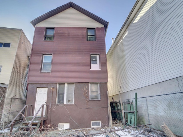 view of rear view of house