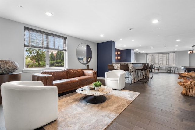 3312 Hudson Ave Unit 3L, Union City, NJ 07087 - living area featuring recessed lighting and hardwood / wood-style floors
