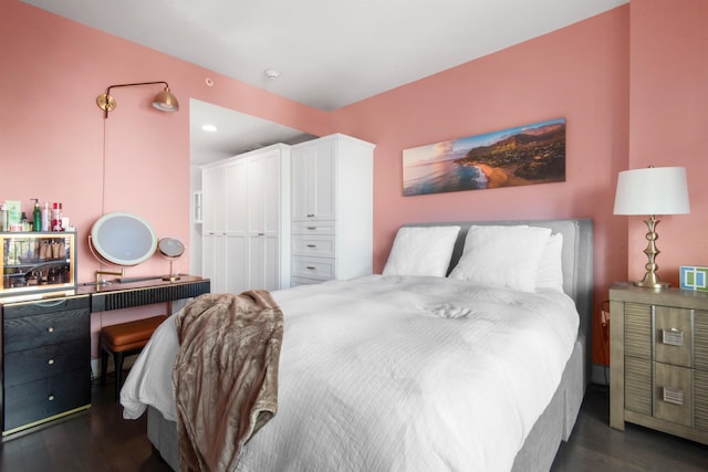 3312 Hudson Ave Unit 3L, Union City, NJ 07087 - bedroom with dark wood-type flooring and recessed lighting