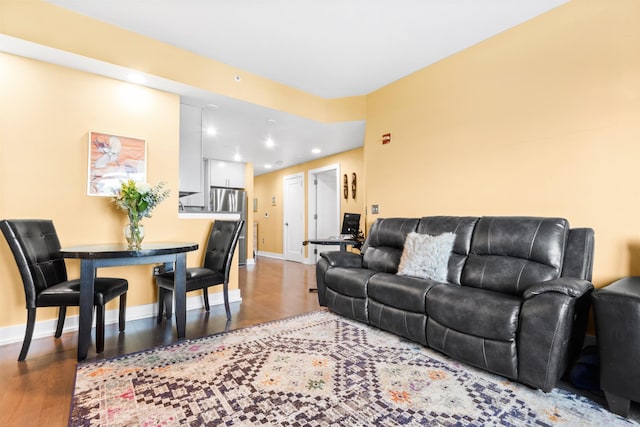 3312 Hudson Ave Unit 3L, Union City, NJ 07087 - living area featuring wood finished floors and recessed lighting