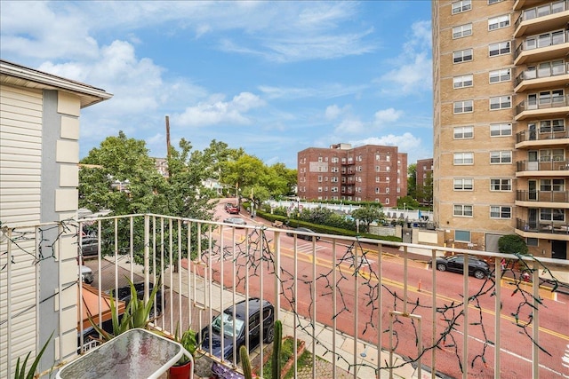55 71st St, Guttenberg, NJ 07093 - balcony with a city view