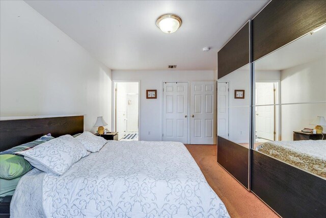 55 71st St, Guttenberg, NJ 07093 - carpeted bedroom featuring a closet