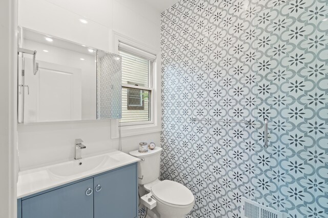 1163 Summit Ave Unit 1, Jersey City, NJ 07307 - bathroom with vanity and toilet