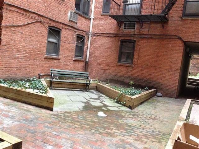 view of patio / terrace with a vegetable garden