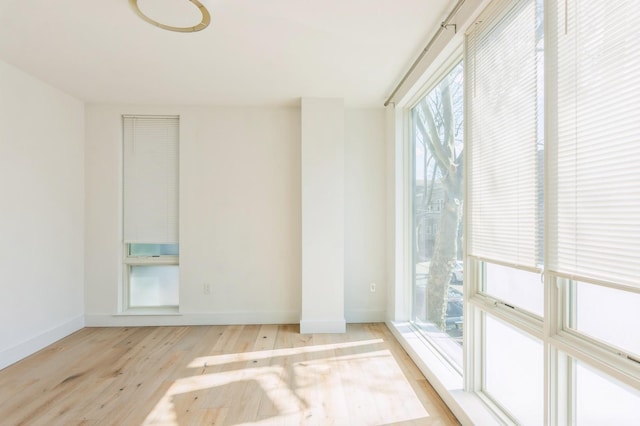 348 Baldwin Ave Unit 209, Jersey City, NJ 07306 - empty room with light wood-style floors and baseboards