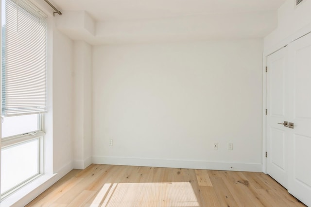 348 Baldwin Ave Unit 209, Jersey City, NJ 07306 - empty room with light wood-style floors and baseboards
