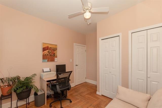 680 Kennedy Blvd Unit 406, Bayonne, NJ 07002 - office space with a ceiling fan and baseboards