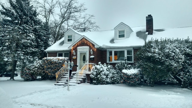 403 Hamilton St, Roselle Boro, NJ 07203 - cape cod home with a chimney and brick siding
