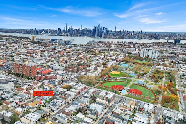 42 Grace St Unit 2, Jersey City, NJ 07307 - view of property location with city skyline and a nearby body of water
