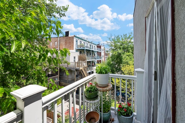 390 1st St Unit 3, Jersey City, NJ 07302 - view of balcony