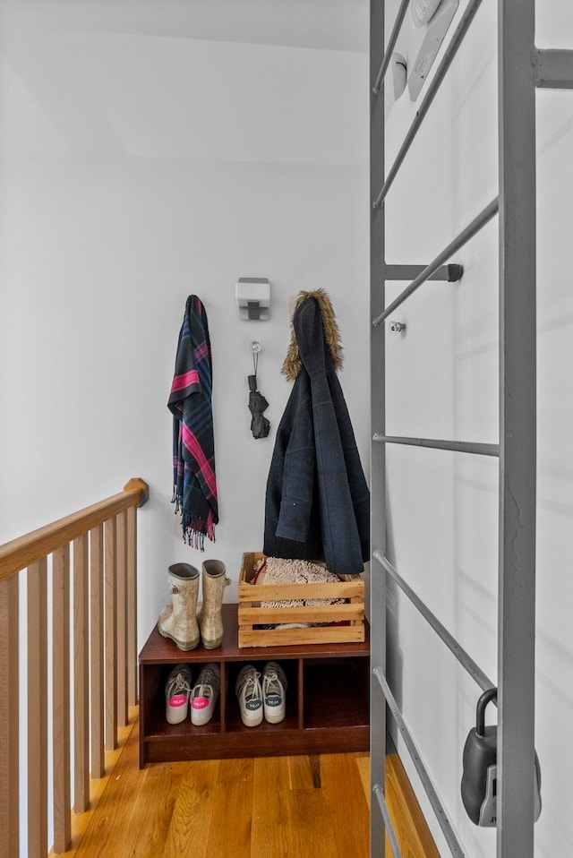 390 1st St Unit 3, Jersey City, NJ 07302 - mudroom featuring wood finished floors