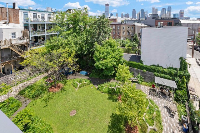 390 1st St Unit 3, Jersey City, NJ 07302 - aerial view of skyline