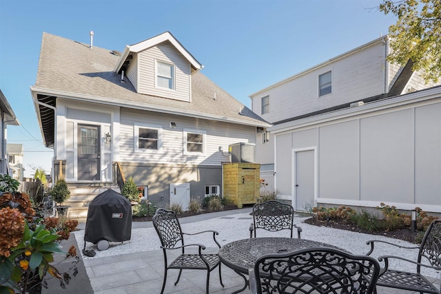 rear view of house with a patio area