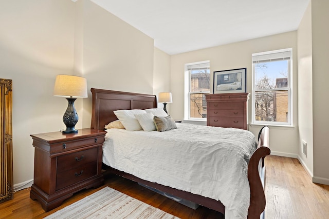 264 9th St Unit 3C, Jersey City, NJ 07302 - bedroom with wood finished floors and baseboards