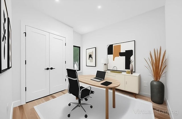 28 Beacon Ave Unit 2, Jersey City, NJ 07306 - office space featuring light wood-type flooring and recessed lighting