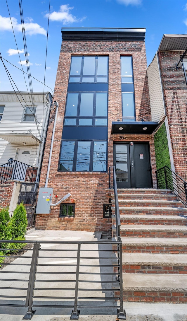 28 Beacon Ave Unit 2, Jersey City, NJ 07306 - view of front of property with brick siding