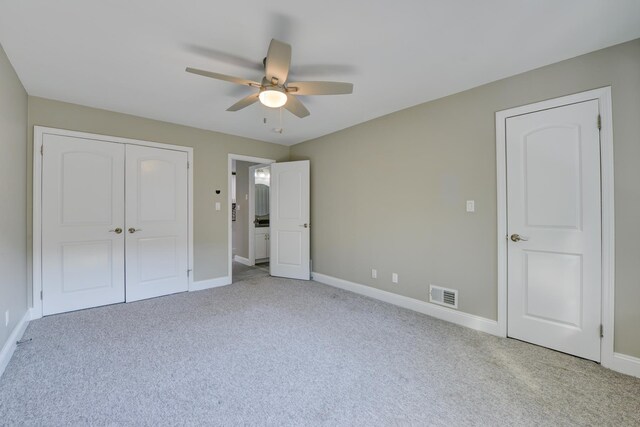 98 Sandpiper Ky, Secaucus, NJ 07094 - unfurnished bedroom with carpet flooring, a closet, and ceiling fan
