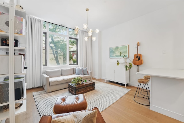 120 Sherman Ave Unit 2B, Jersey City, NJ 07307 - living area featuring light wood finished floors and baseboards