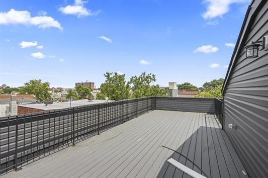 3611 John F Kennedy Blvd Unit 2, Jersey City, NJ 07307 - view of wooden terrace
