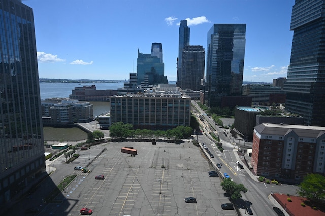 20 2nd St Unit 2111, Jersey City, NJ 07034 - view of city skyline with a nearby body of water
