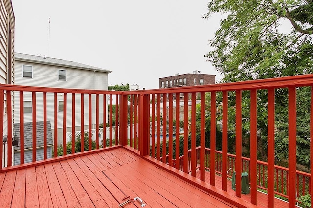 72 W 22nd St, Bayonne, NJ 07002 - view of wooden deck