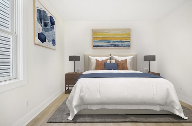 107 Laidlaw Ave Unit 2, Jersey City, NJ 07306 - bedroom featuring light wood-type flooring and baseboards