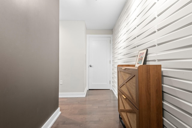 3312 Hudson Ave Unit 3H, Union City, NJ 07087 - hall featuring dark wood-style flooring and baseboards