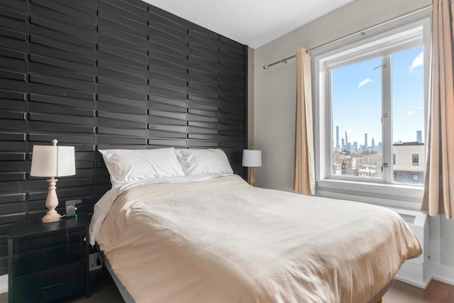 3312 Hudson Ave Unit 3H, Union City, NJ 07087 - bedroom featuring baseboards and a skyline view