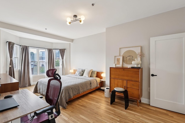 609 Jefferson St Unit 4D, Hoboken, NJ 07030 - bedroom featuring light wood-style floors