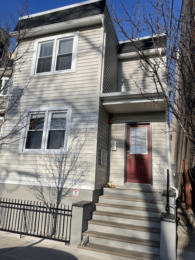 view of front of home