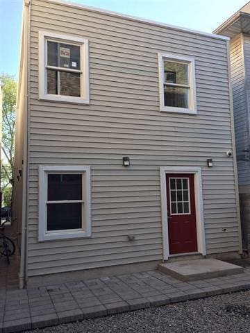 rear view of property with a patio