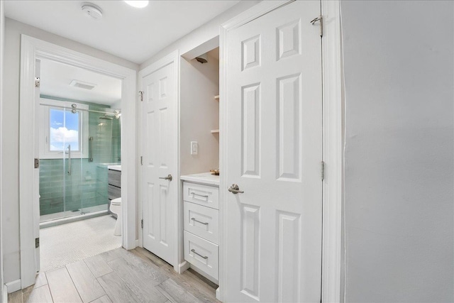 221 Terrace Ave, Jersey City, NJ 07307 - hall featuring light wood-style floors