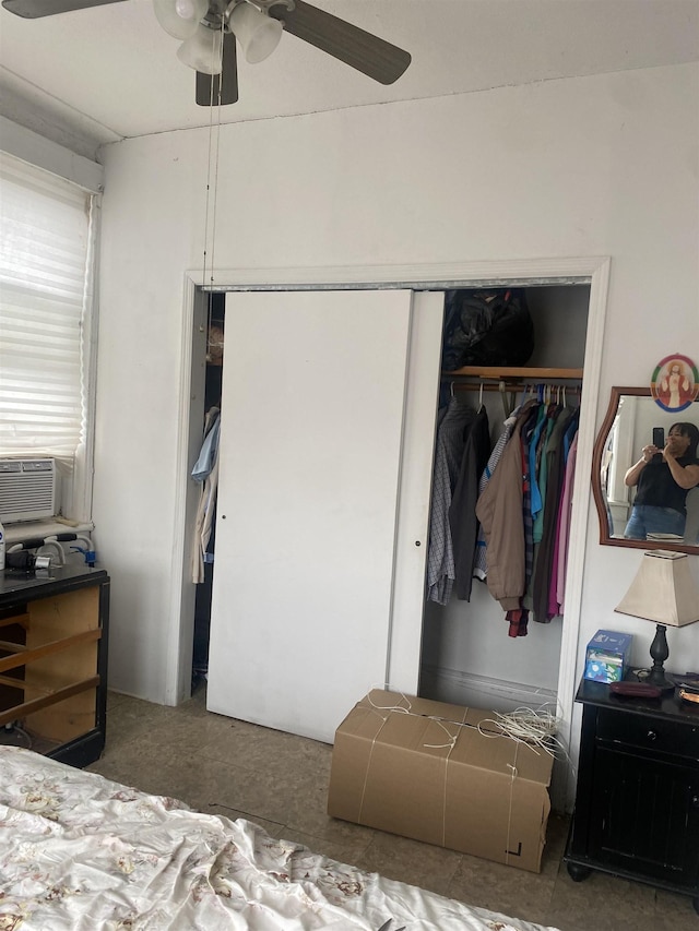 6414 Park Ave Unit 8, West New York, NJ 07093 - bedroom with a closet and cooling unit
