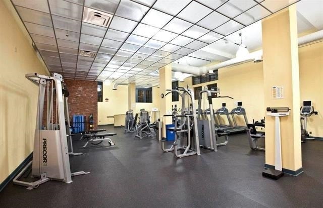 view of workout area