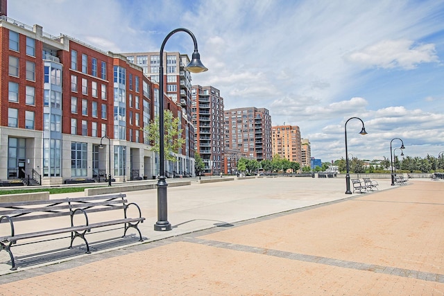 view of home's community with a city view