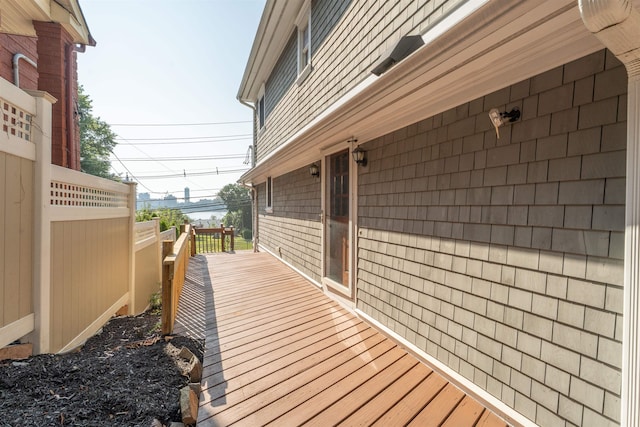 238 Undercliff Ave, Edgewater, NJ 07020 - view of wooden deck