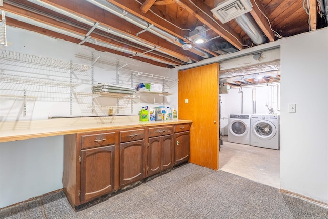 238 Undercliff Ave, Edgewater, NJ 07020 - unfinished basement with independent washer and dryer