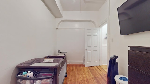 interior space featuring light hardwood / wood-style floors