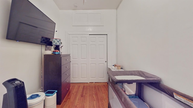 interior space featuring light hardwood / wood-style flooring