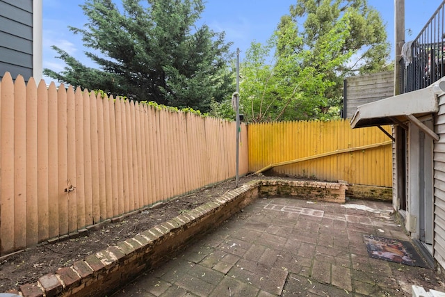 58 Booraem Ave, Jersey City, NJ 07307 - view of patio / terrace featuring a fenced backyard