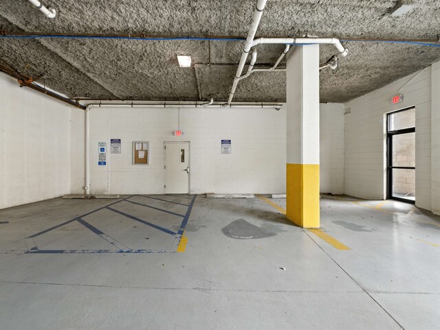 5808 Washington St Unit 406A, West New York, NJ 07093 - parking garage with concrete block wall
