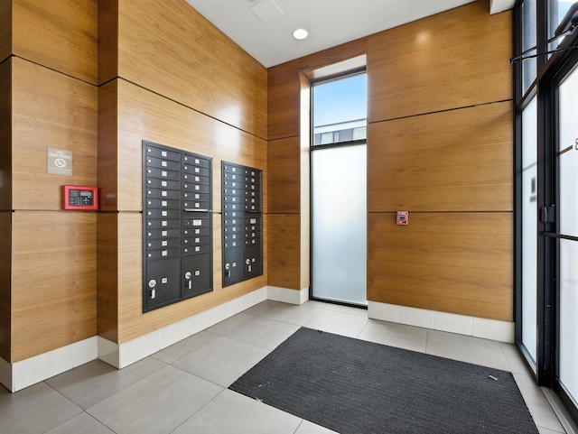 5808 Washington St Unit 406A, West New York, NJ 07093 - view of community featuring mail area and wooden walls