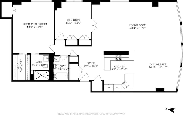 380 Mountain Rd Unit 1012, Union City, NJ 07087 - view of room layout
