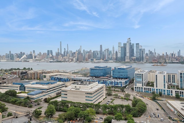 380 Mountain Rd Unit 1012, Union City, NJ 07087 - bird's eye view of city skyline and a nearby body of water