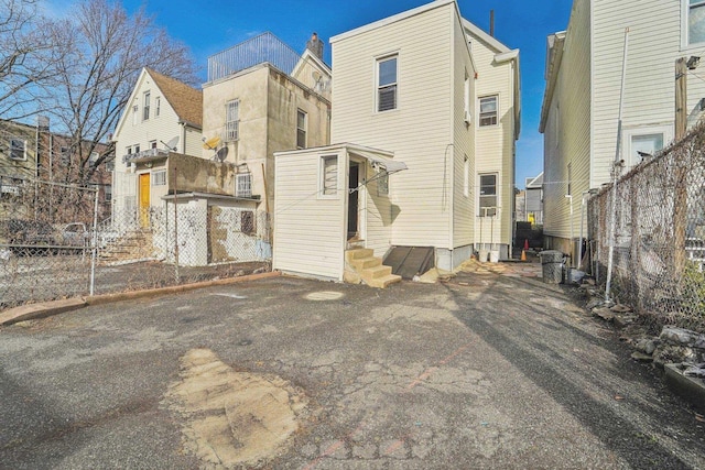 view of rear view of property