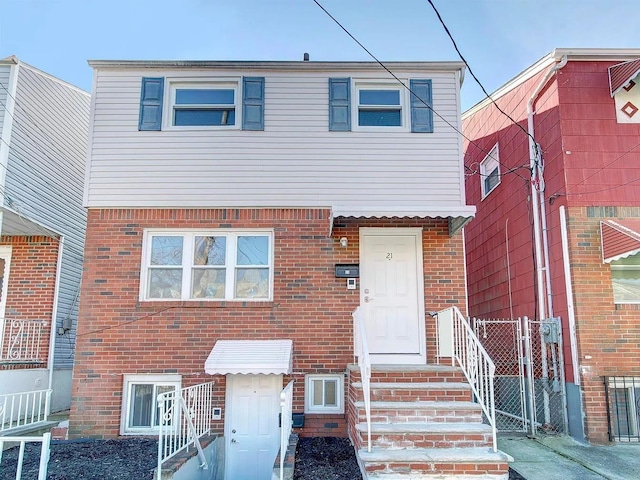 21 Freedom Pl, Jersey City, NJ 07065 - townhome / multi-family property featuring brick siding