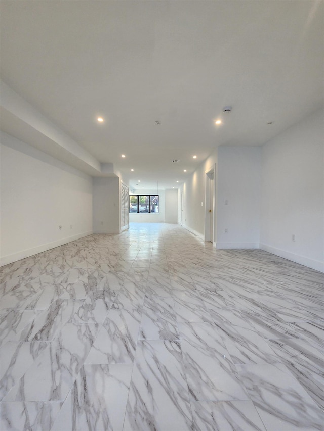 view of unfurnished living room